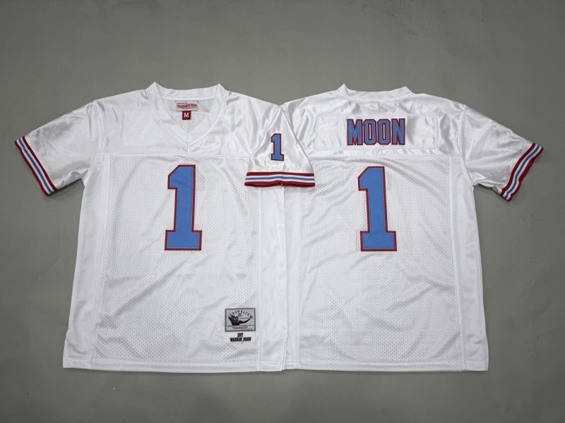 Youth Tennessee Titans #1 Noow White Throwback Limited Nike NFL Jersey 01